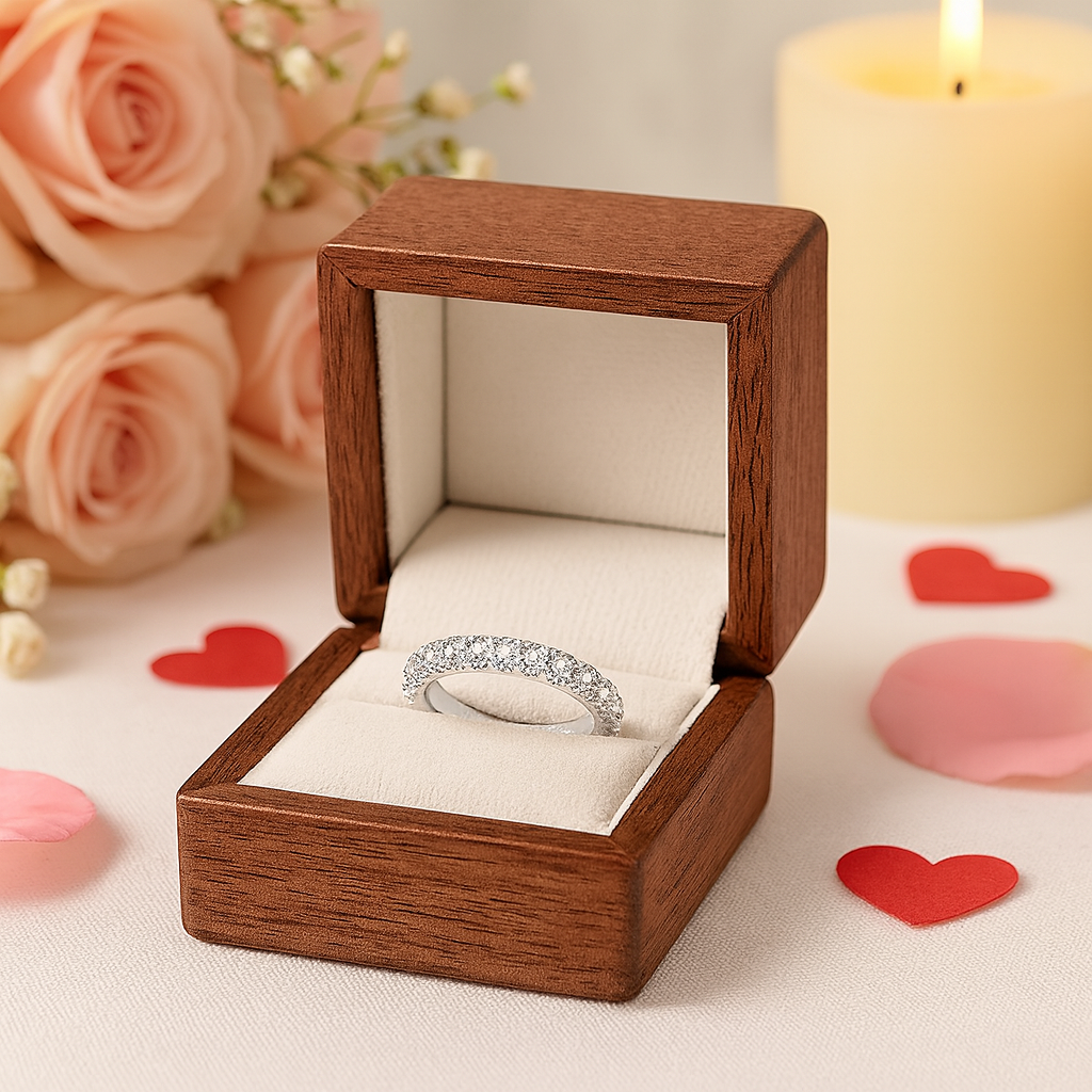 Classic 3mm Micro Inlaid Diamond Eternity Wedding Band-Black Diamonds New York