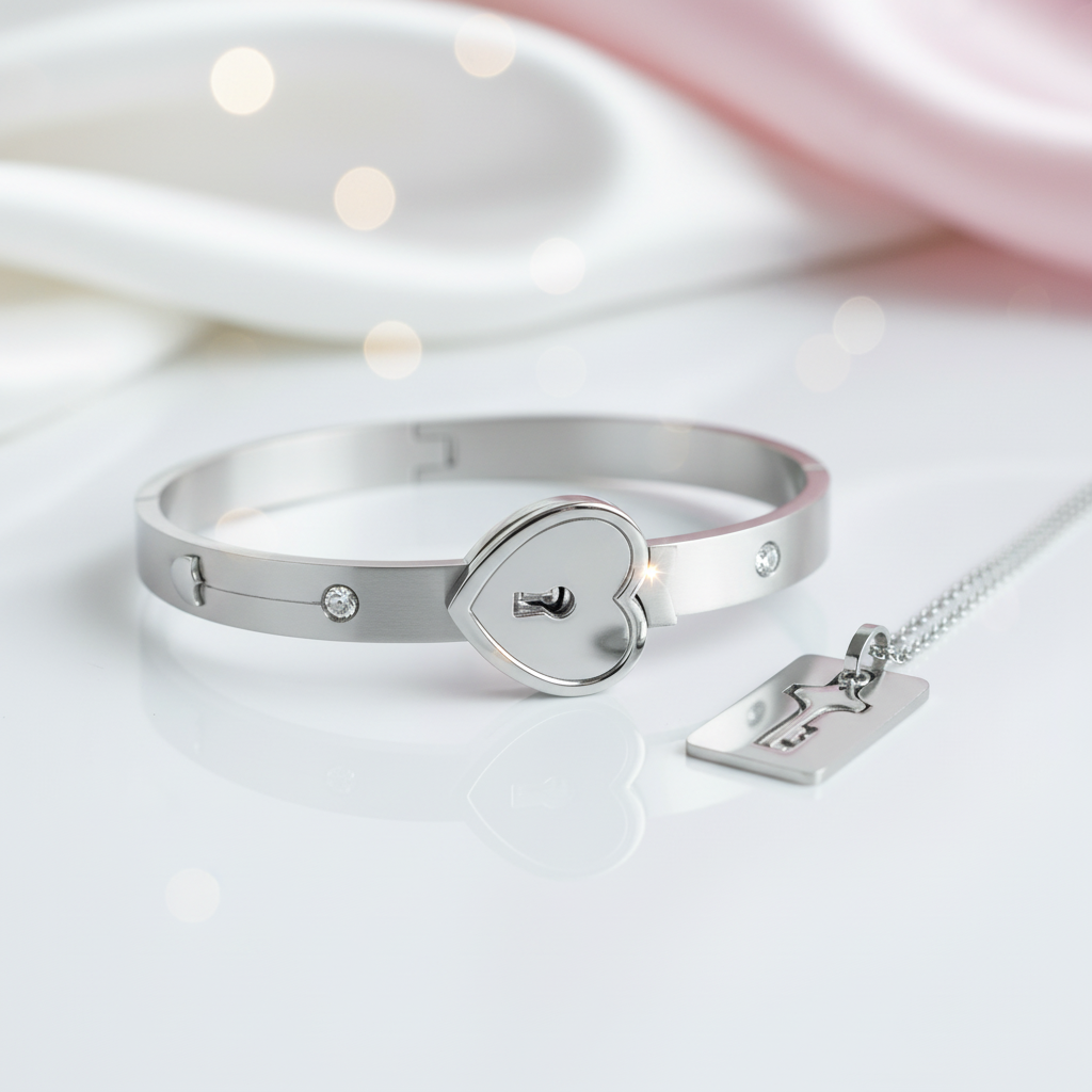 Couple's Matching Romantic Bracelet with Diamond-Black Diamonds New York