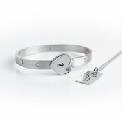 Couple's Matching Romantic Bracelet with Diamond Option-Black Diamonds New York