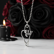 Crown Bear Pin Pendant-Black Diamonds New York