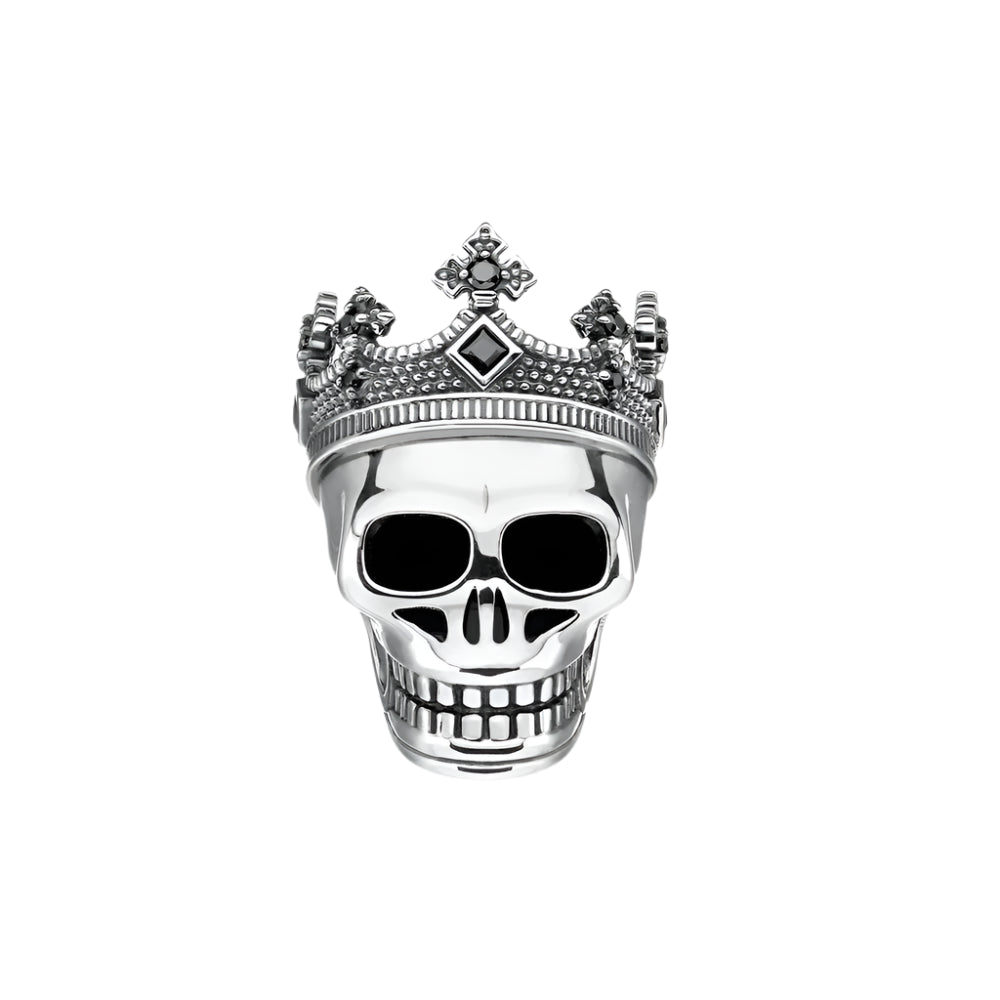 Crown Skull King Rebel Charm Series-Black Diamonds New York
