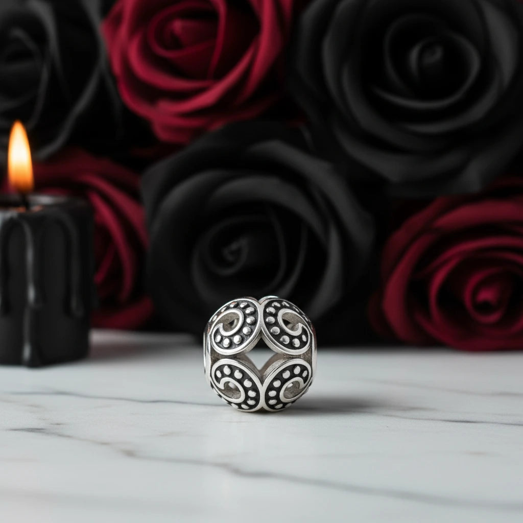 Crown Skull King Rebel Charm Series-Black Diamonds New York
