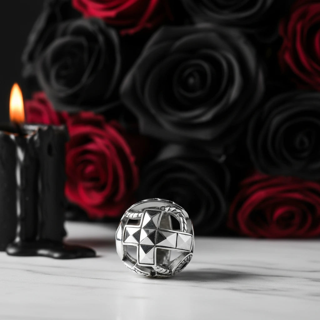 Crown Skull King Rebel Charm Series-Black Diamonds New York