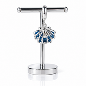 Cute Shell and Pearl Charm-Black Diamonds New York