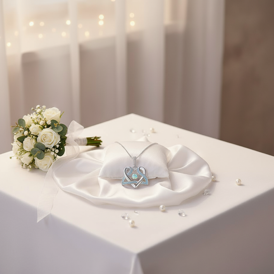 Dancing Opal Mermaid Pendant Necklace-Black Diamonds New York