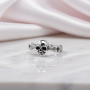 Dark Skull Punk Bracelet-Black Diamonds New York
