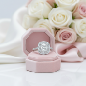 Dazzling Cushion Cut Diamond Option Ring-Black Diamonds New York