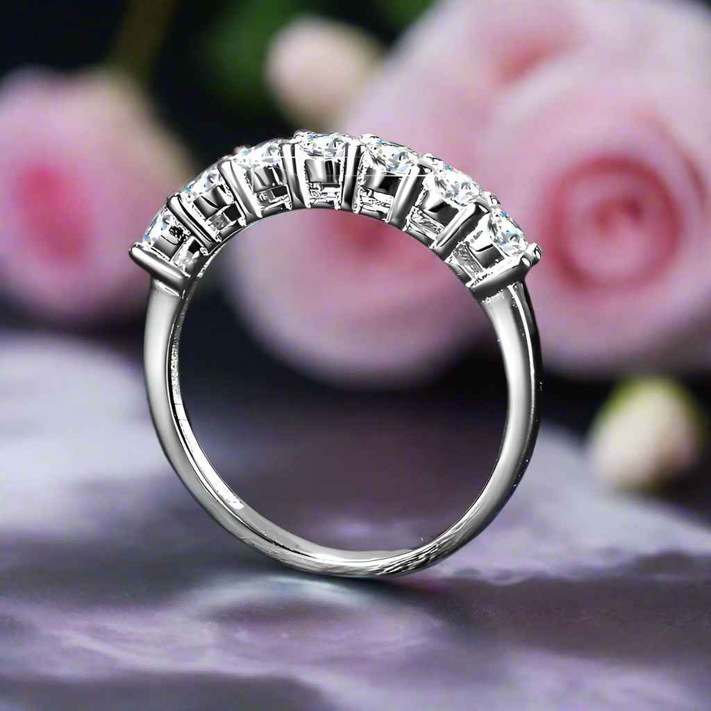 Diamond Heart Engagement Ring Set-Black Diamonds New York