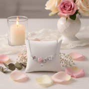 Diamond Necklace with Flower & Butterfly-Black Diamonds New York