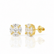 Diamond Option Stud Earrings-Black Diamonds New York
