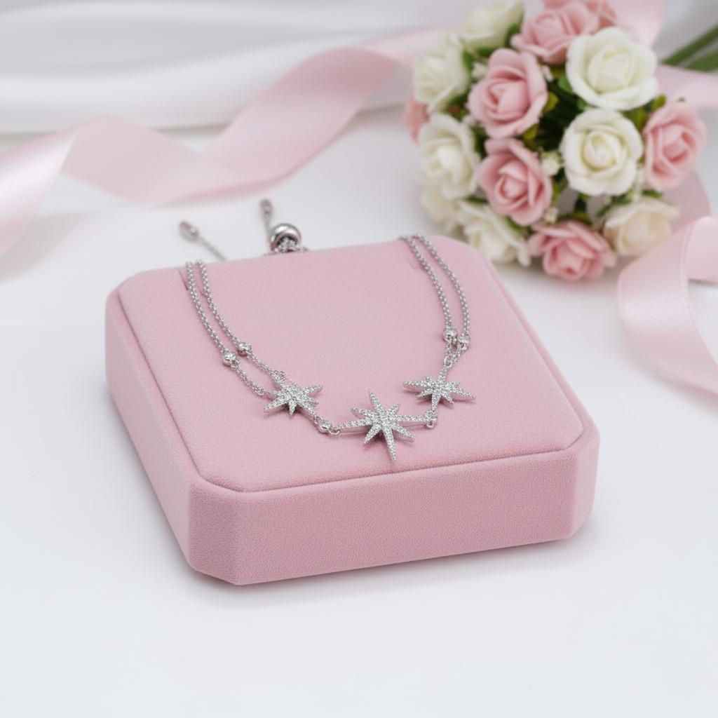 Diamond Romantic Meteor Bracelet Connect with Fingers-Black Diamonds New York