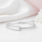 Diamond Special Design Knot Shape Bracelet-Black Diamonds New York