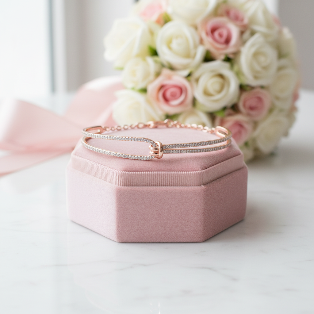 Diamond Special Design Knot Shape Bracelet-Black Diamonds New York