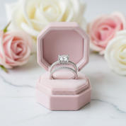 Elegant 1.25 Ct Round Cut Diamond Engagement Ring-Black Diamonds New York