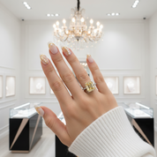 2.5ct Emerald Cut Yellow Diamond Engagement Ring-Black Diamonds New York