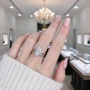 Eternal Marquise Diamond Option Bridal Ring Set-Black Diamonds New York