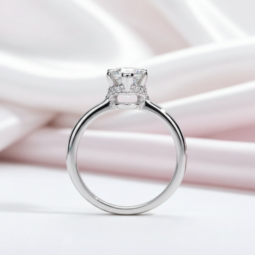 Eternal Marquise Diamond Option Bridal Ring Set-Black Diamonds New York
