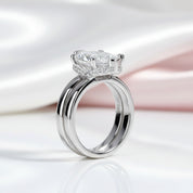 Eternal Marquise Diamond Option Bridal Ring Set-Black Diamonds New York