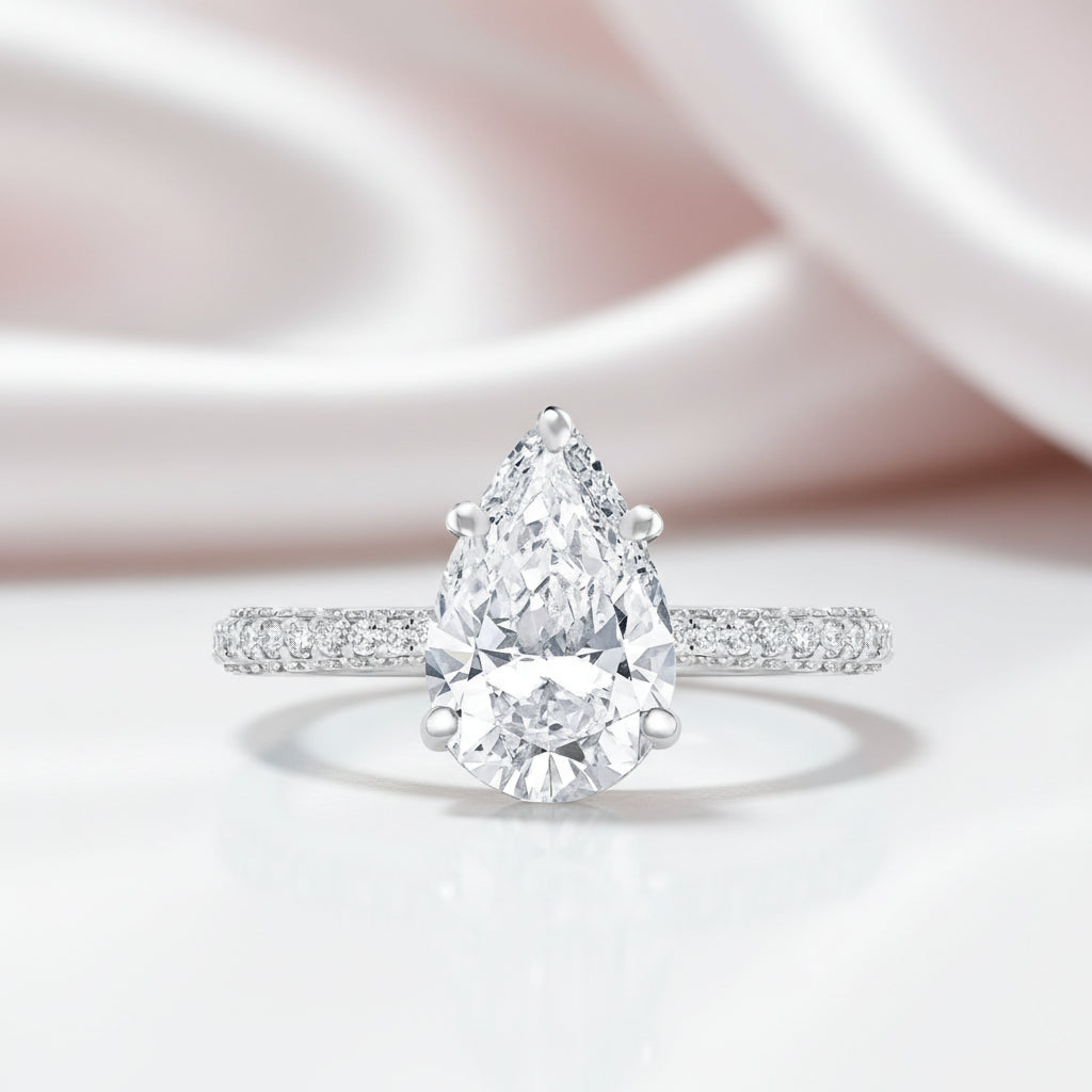 Exquisite 5.0 Ctw Diamond Option Engagement Ring-Black Diamonds New York