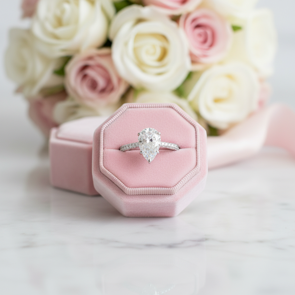 Exquisite 5.0 Ctw Diamond Option Engagement Ring-Black Diamonds New York