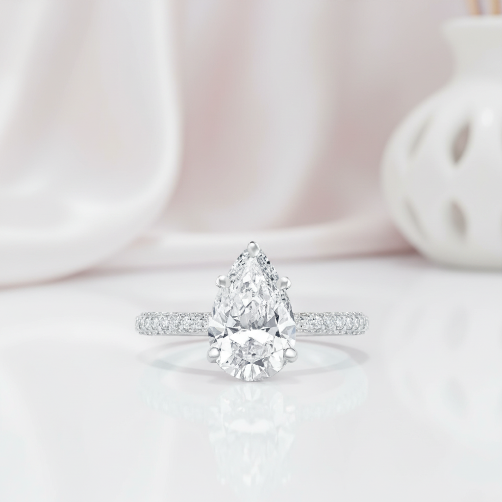Exquisite 5.0 Ctw Diamond Option Engagement Ring-Black Diamonds New York