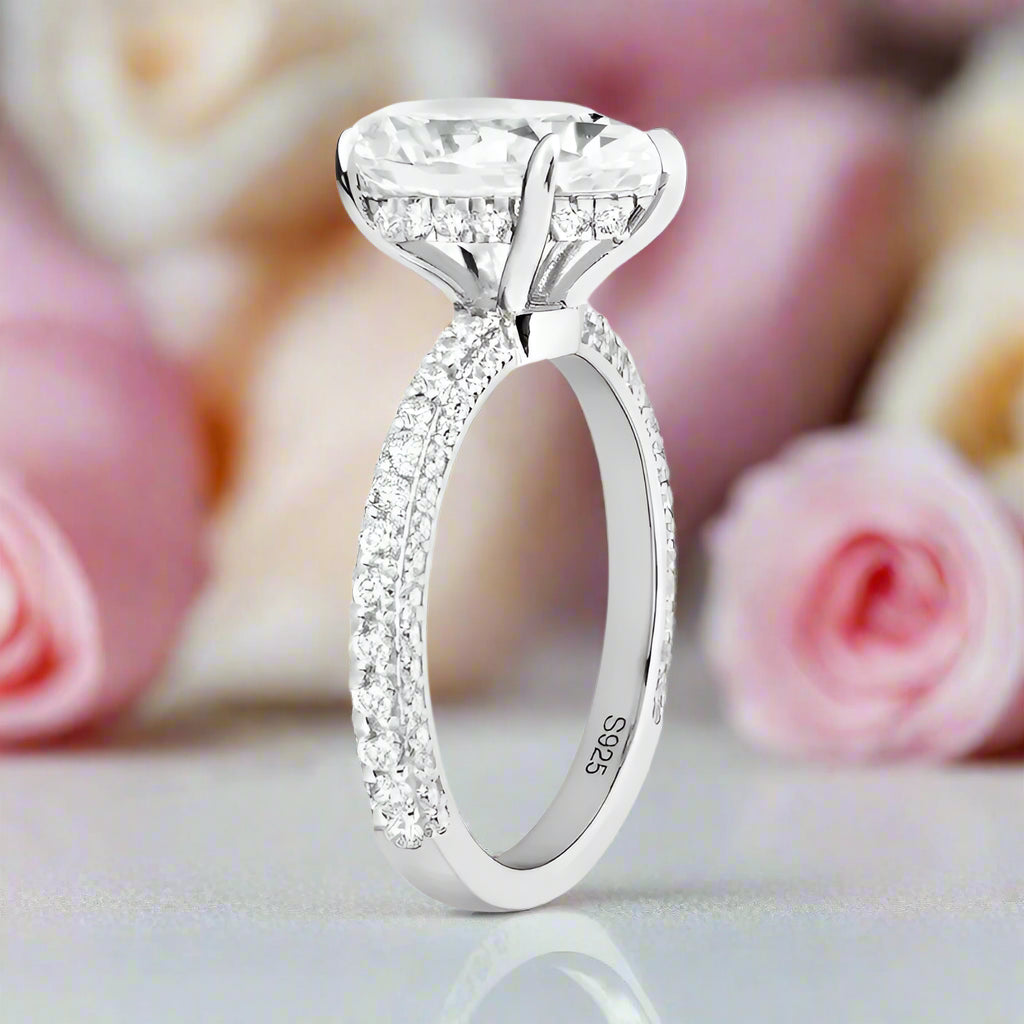 Exquisite 5.0 Ctw Diamond Engagement Ring-Black Diamonds New York