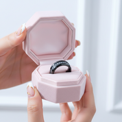 Full Eternity Diamond Option 8mm Black Tungsten Wedding Band-Black Diamonds New York