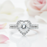 1ct Heart Cut Diamond Ring-Black Diamonds New York