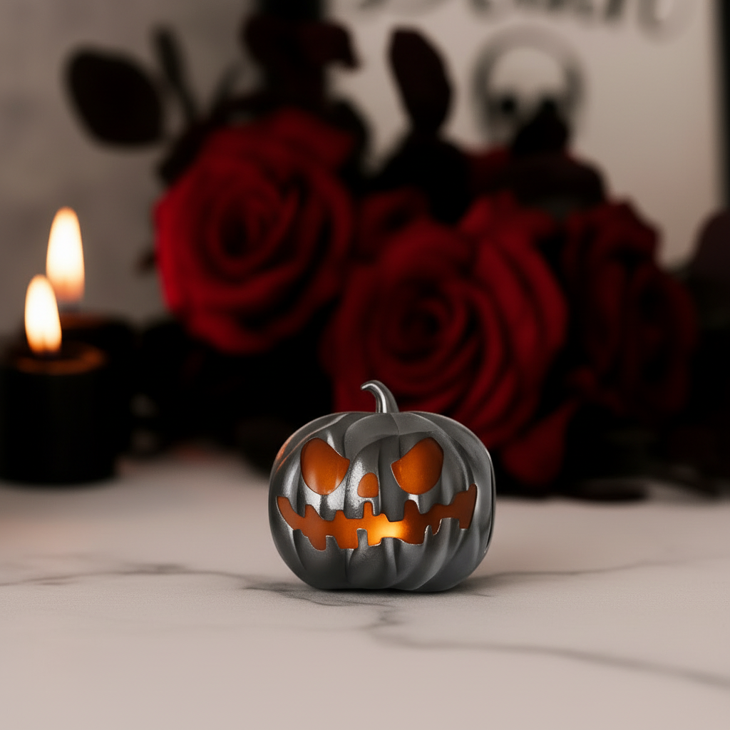 Glow in the Dark Pumpkin Lantern Charm-Black Diamonds New York