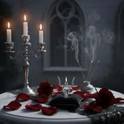 Gothic Bull Head Ethnic Pendant-Black Diamonds New York