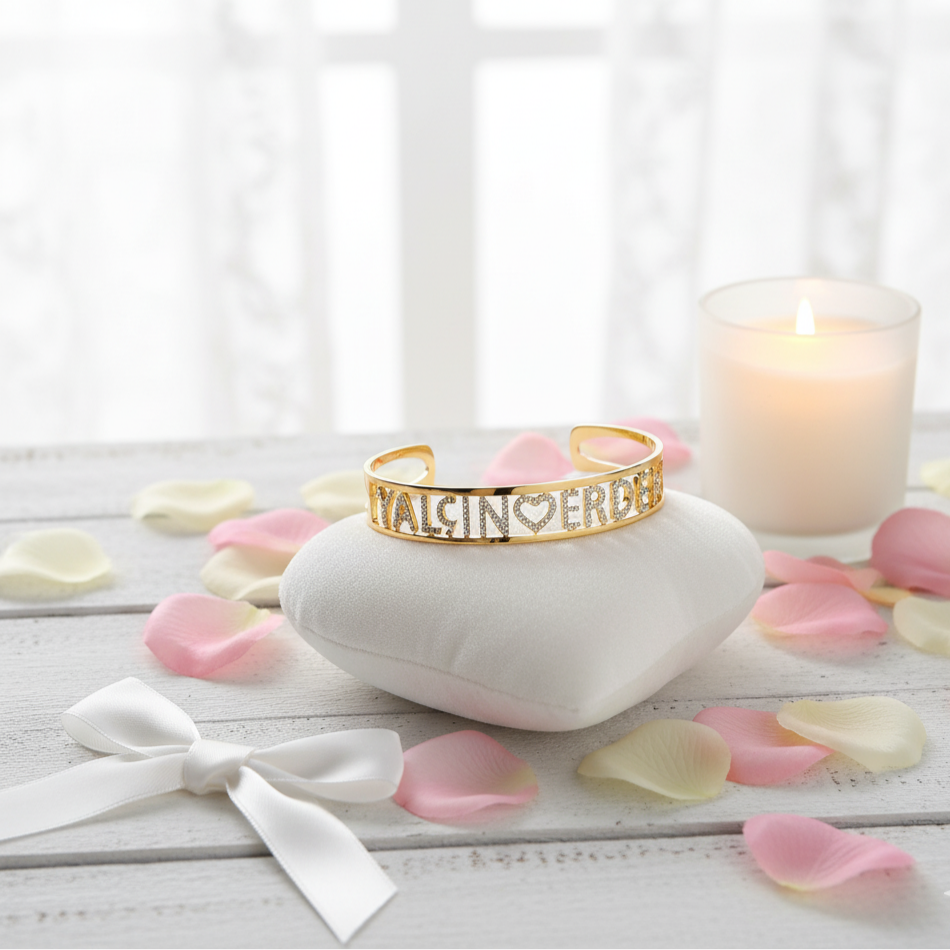 Hallow Custom Adjustable Name Bracelet With Diamond-Black Diamonds New York