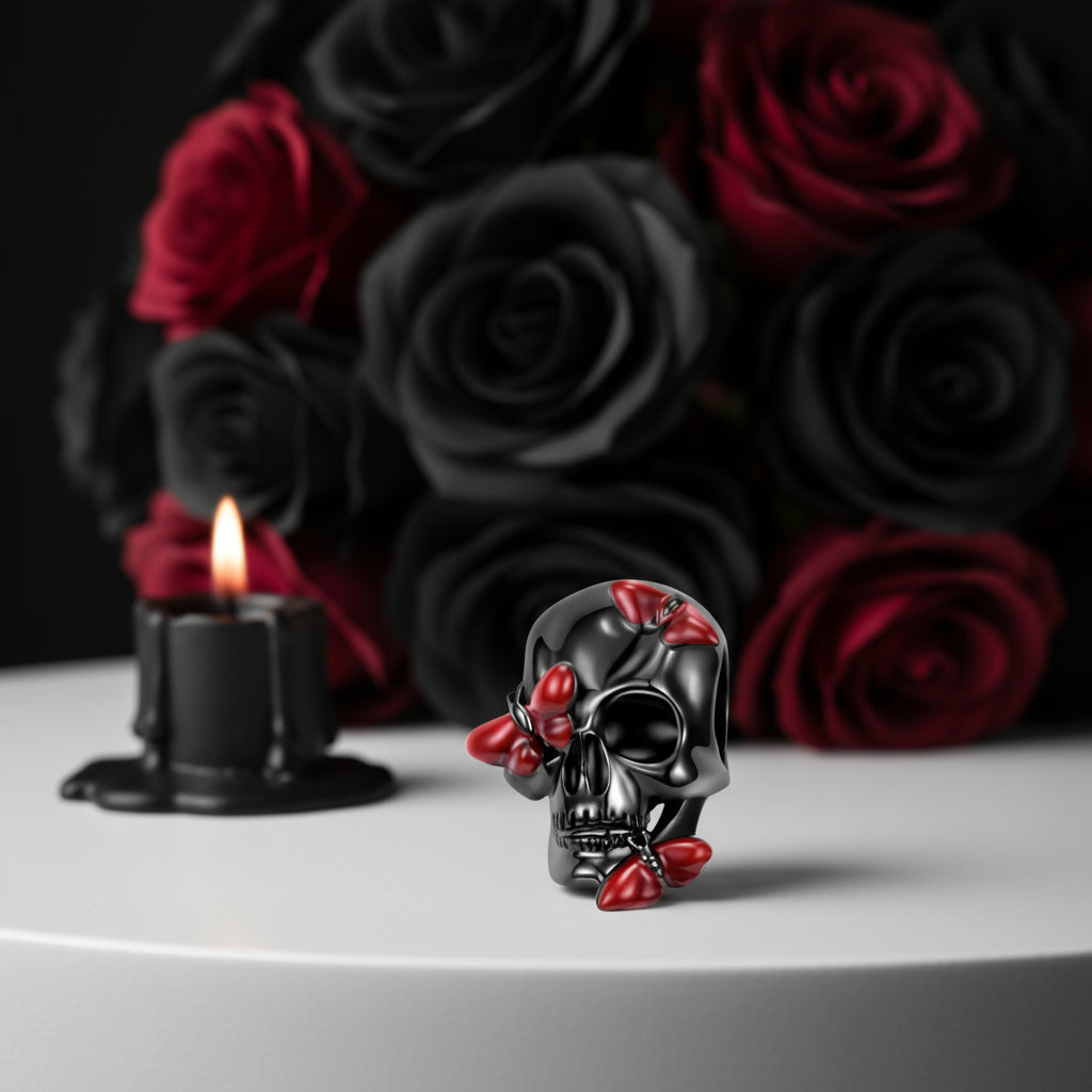 Halloween Skeleton Family Charm Series-Black Diamonds New York