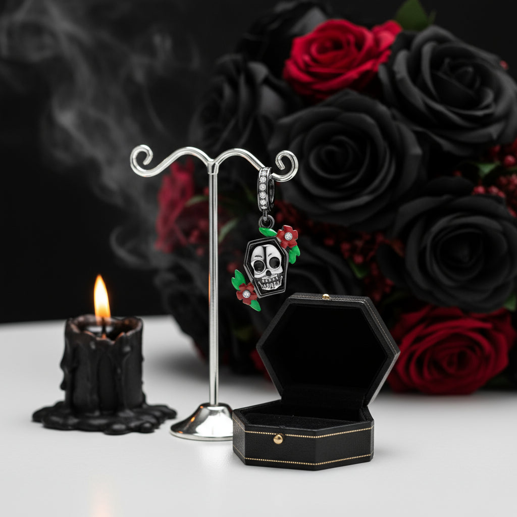 Halloween Skeleton Family Charm Series-Black Diamonds New York