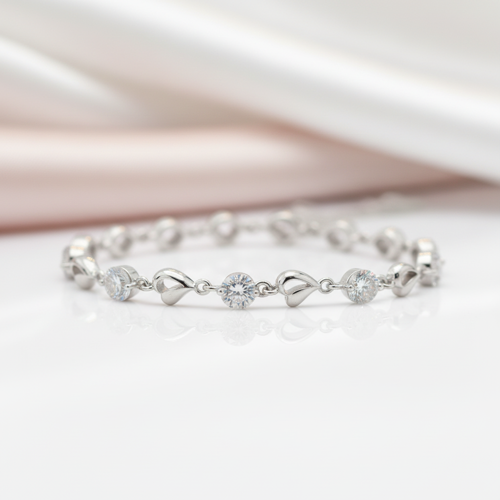 Heart to Heart Romantic Diamond Option Bracelet-Black Diamonds New York