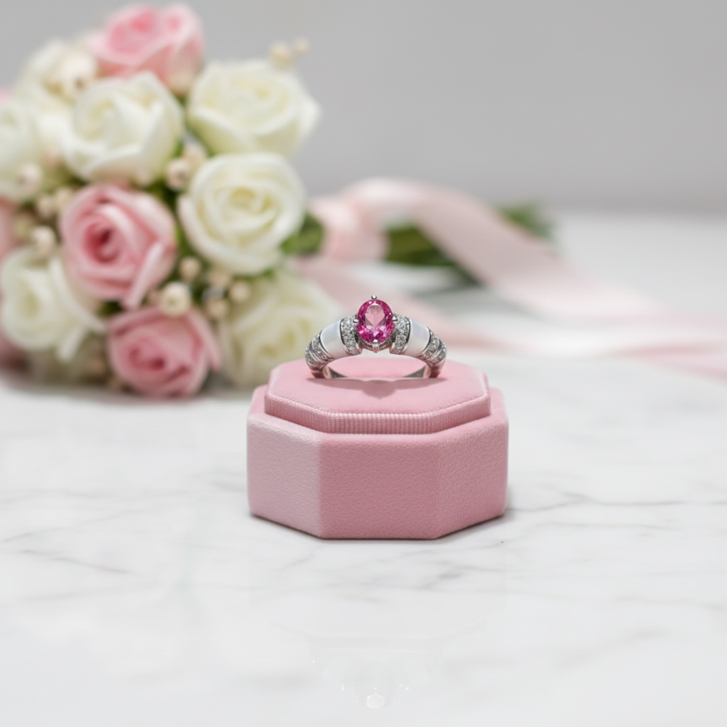 Unique Oval-cut Diamond Option Ring-Black Diamonds New York