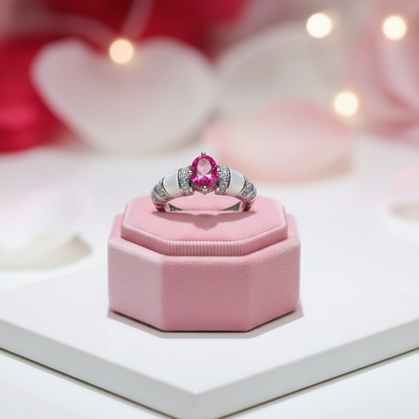 Unique Oval-cut Diamond Ring-Black Diamonds New York