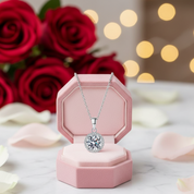 Inlaid 1.0 Ct Diamond Clavicle Chain Necklace-Black Diamonds New York