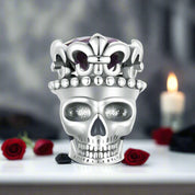 King Skull Gothic Charm-Black Diamonds New York