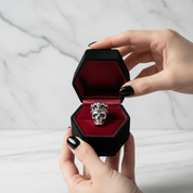 King Skull Gothic Charm-Black Diamonds New York