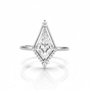 Kite Cut Diamond Option Engagement Ring-Black Diamonds New York