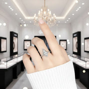 Kite Cut Diamond Option Engagement Ring-Black Diamonds New York