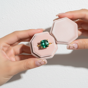 Lovely 3.5 Carat Cushion Cut Paraiba Tourmaline Engagement Ring-Black Diamonds New York