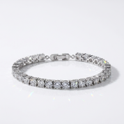 Luxury Bracelet Full of Round Diamond Option-Black Diamonds New York