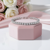 Luxury Bracelet Full of Round Diamonds-Black Diamonds New York