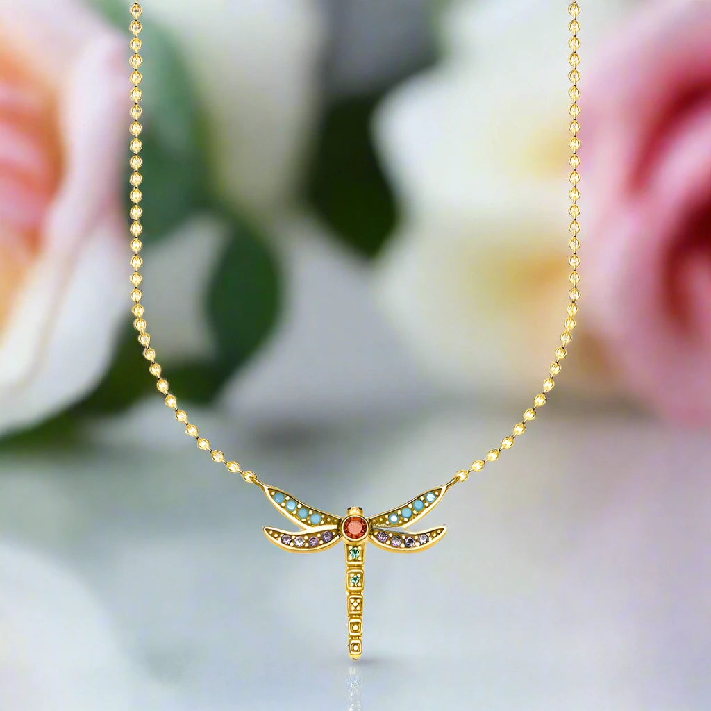 Magic Cat Pendant Necklace with Moon & Stars-Black Diamonds New York