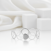 Magic Folding Dual-Use for Ring & Bracelet-Black Diamonds New York