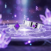 Marksman's Ring Set (Women)- 14k Yellow Gold Video Game Inspired Rings-Black Diamonds New York