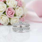 Multi-Shape PrincessPear/Heart-Cut Diamond Engagement Ring Set-Black Diamonds New York