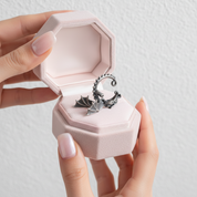 One Piece Retro Dragon Ear Clip-Black Diamonds New York