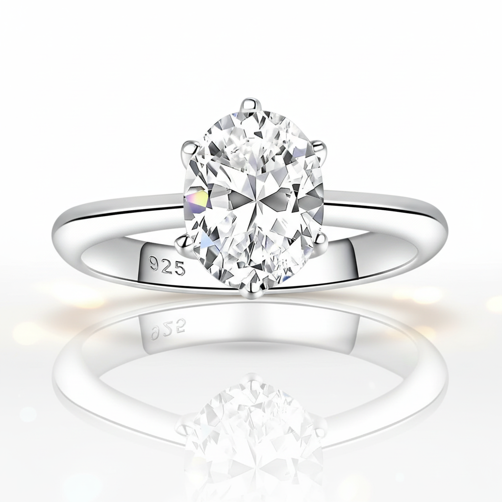 Oval Cut Diamond Option Engagement Ring-Black Diamonds New York